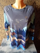 koszulka z nadrukiem  widokiem las