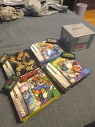 Game boy Nintendo GameBoy Advance SP + 5gier Crash Nitro Kart GBA  