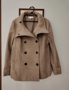 Krótki płaszcz kurtka H&M rozmiar 44 camel