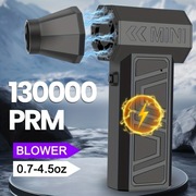 Mini Dmuchawa Bezprzewodowa TURBO JET FAN 130000 RPM Mocna Odkurzacz USB-C