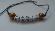 Bransoletka z imieniem handmade