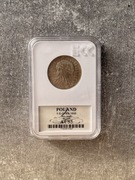 5 złotych 1933r. Au55 ECC Polonia Głowa Kobiety srebro
