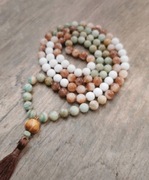 Mala buddyjska różaniec zielona budda