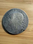 5 zł 1932 BZM Głowa kobiety srebro
