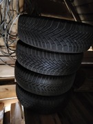 Sprzedam 4 felgi stalowe z oponami zimowymi z passata b5 fl