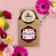 Zestaw prezentowy Wielkanoc MIÓD z dodatkami owocami Pasieka Zaleska 420 g