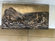 Obraz z brązu konie