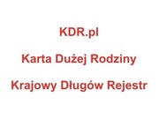 KDR.pl-Karta Dużej Rodziny/Krajowy Długów Rejestr