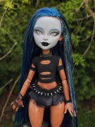 monster high lalka cleo g3 goth ooak custom repaint