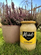 Miód rzepakowy 900ml 1100g 2025r. Pasieka Polna