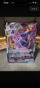 Karta kolekcjonerska pokemon holograficzna Espeon V Max 