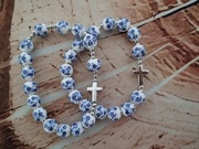 Różaniec na rękę w wersji porcelana :) 