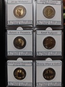 Komplet Monet 5zł poznaj Polskę  MENNICZE w holderach z opisami