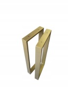 Nogi do konsoli stołu 30x80 złote profil 4/2