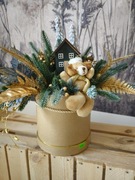 Stroik świąteczny Boże Narodzenie box flowerbox 