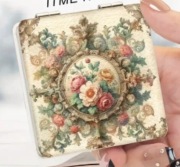 Lusterko kieszonkowe zamykane styl barokowy