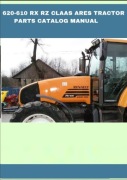 Katalog części ciągnika Claas ARES 610, 620 RX/RZ
