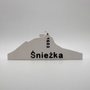 Magnes 3D Śnieżka. Pamiątka z Karpacz Personalizowana trasa Prezent turysty