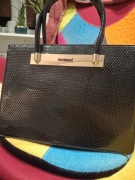 Torba do ręki czarna lakierowana nowa 