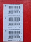 Nalepki / eRki , Poczta Polska. czyste ' 2022