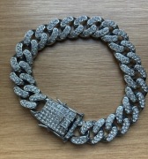 Bransoletka z kryształkami xxl