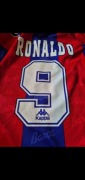 Koszulka meczowa Ronaldo R9 FC Barcelona LaLiga 1996/1997 z autografem
