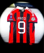 (L) PATO 9 AC MILAN 2012/2013 LIGA MISTRZÓW Jersey Nowa Piłkarska Koszulka