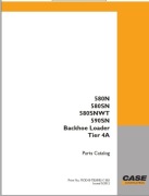 Katalog części Case 580 N, 580 SN, 580 NWT, 590 SN 