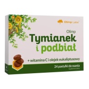 Olimp Labs Tymianek i podbiał, pastylki do ssania, 24 szt.
