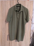 Męska zielona koszulka z kołnierzykiem POLO the Basics  C&A rozmiar M