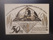 Banknot Notgeld 50 Fenigów 1921 Brüel Meklemburgia Reutergeld Niemcy 