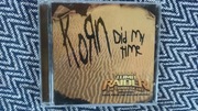 Korn did my time płyta CD