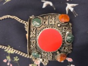 Naszyjnik etno torebeczka 