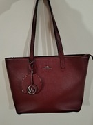 Torebka skórzana, kolor bordowy/burgundowy, Wittchen