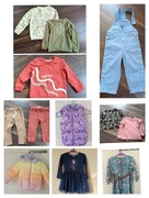 Paka ubranek dla dziewczynki w rozmiarze 98 