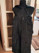 Spodnie narciarskie Highlander 116 cm czarne z szelkami