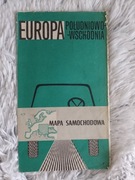 EUROPA POŁUDNIOWO-WSCHODNA MAPA SAMOCHODOWA 1971