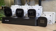 Zestaw monitoringu BCS Basic: rejestrator BCS-B-NVR0401(2.0) + 4 kamery