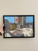 Obraz ręcznie malowany format A3 CS2 CS:GO