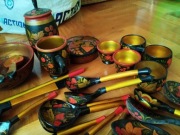 kolekcja wyrobów Chochłoma