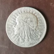 Głowa kobiety 5 zł. 1932 r.
