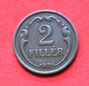 2  Fillery 1927 r  -   KB  Węgry   Korona    stan !!!