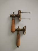 Stare Klamki mosiądz 