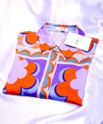 IVI Collection bluzka S/M jedwab silk kenzo hermes etro pucci libertine