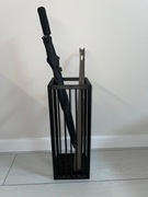 Drewniany stojak na parasole 