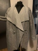 Monnari asymetryczny płaszcz kurtka narzutka oversize duża