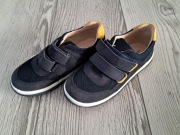 Skórzane sneakersy granatowe chłopięce