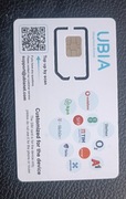 Karta SIM UBIA gotowa do kamera 4G tylko,bez rejestracji 