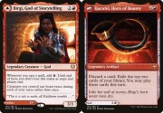MTG Birgi, God of Storytelling // Harnfel, Horn of Bount