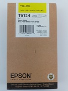 Oryginalny tusz Epson T6124 220ml Yellow